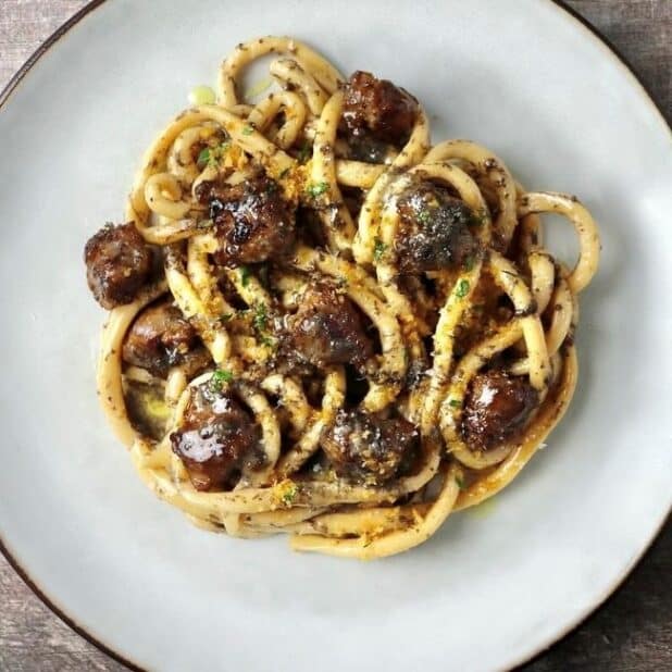 truffle meatballs