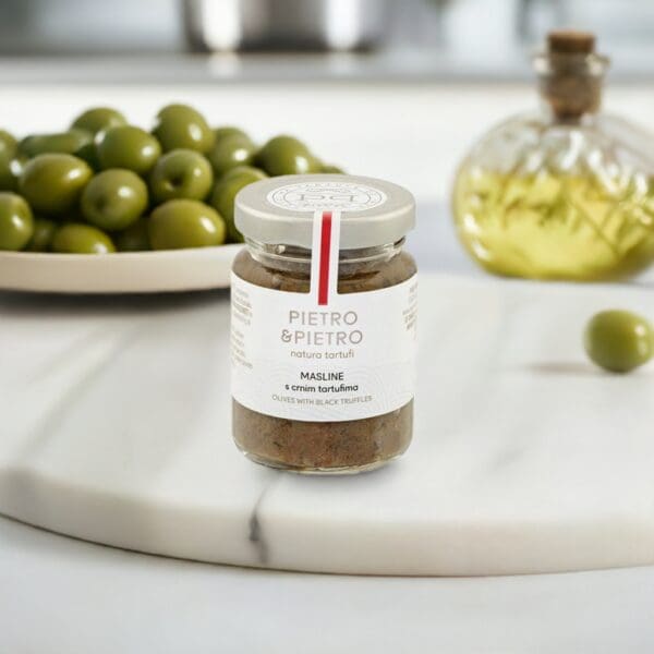 truffle sauce with olives