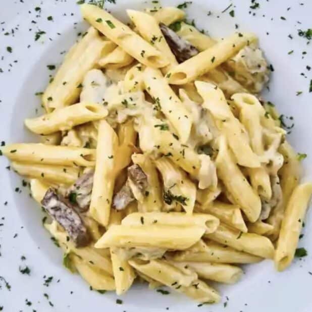 pasta with truffle sauce