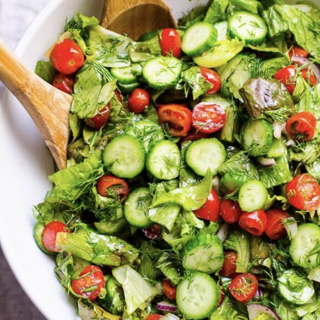 truffle oil salad