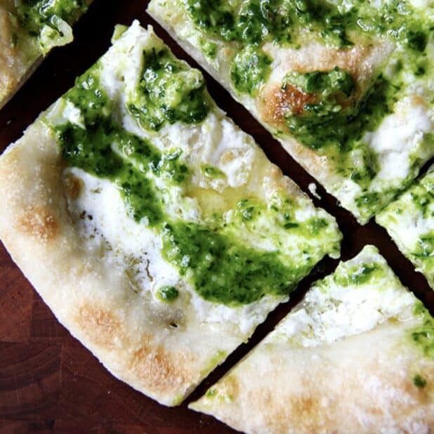 Truffle and basil pesto