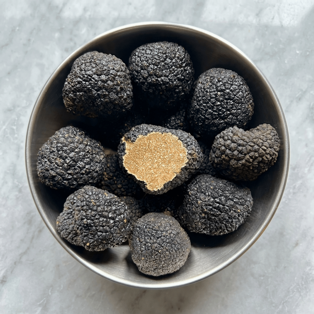 Fresh Black Autumn Truffles