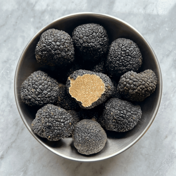 Fresh Black Autumn Truffles