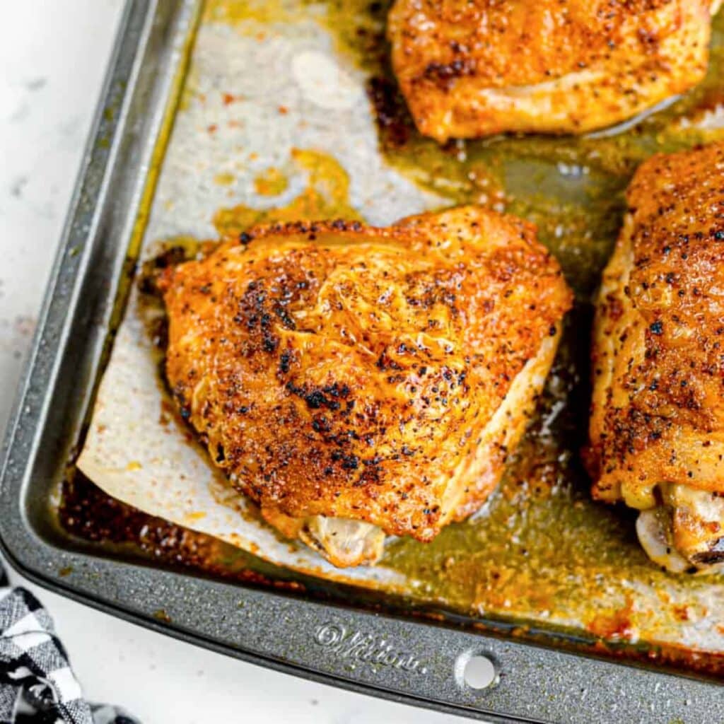 Truffled Crispy Chicken Thighs