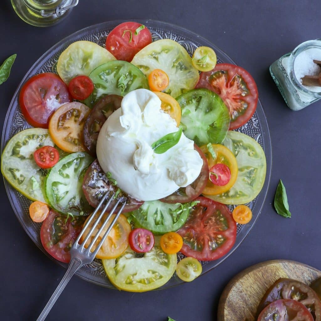 White Truffle Burrata Salad Recipe