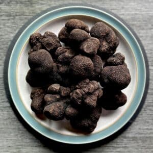 Fresh Black Winter truffles